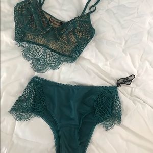 Turquoise FOR LOVE & LEMONS skivvies